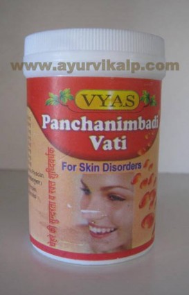 Vyas, Panchanimbadi Vati, 50 Tablets, For Skin Disorders